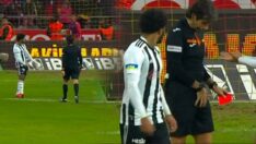 Elini cinsel organına götüren Valentin Rosier kırmızı kart gördü