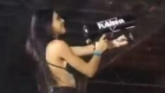 Konfeti topu yüzünde patladı… Şaşkın DJ acı içinde sahneden ayrıldı