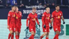 Leipzig Schalke 04 deplasmanında gol oldu yağdı