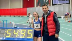 Milli atlet Eda Nur Tulum, 400 metrede Türkiye rekoru kırdı