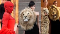 Paris Moda Haftası’nda fırtınalar estirdiler: Kylie Jenner’ın kürkü, Doja Cat’in kostümü olay oldu…