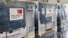 Alman Scheppach, depremzedelere 1368 jeneratör yardımı yaptı