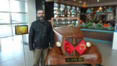 Atatürk’ün 1934 yılında kullandığı otomobilin ahşap versiyonunu yaptı