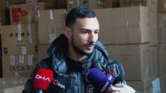 Beşiktaş’ın yeni transferi Onur Bulut, kulübün yardım organizasyonuna katıldı