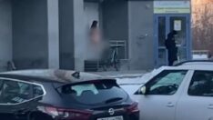 Dondurucu soğukta ve karda çıplak kadın şaşkınlık yarattı