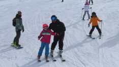 Kartalkaya’da yarıyıl tatili yoğunluğu