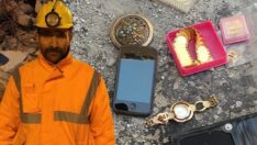 Madenci enkazda bulduğu altınları polise teslim etti