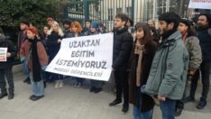 Mimar Sinan Güzel Sanatlar Üniversitesi öğrencilerinden uzaktan eğitim protestosu