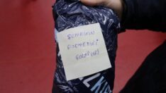 ‘Şehidinin giyemediği’ çorapları da gönderdi…