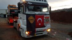 TOSFED gönüllüleri deprem bölgesinde yaraları sarıyor