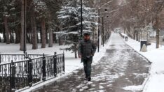 Doğu Anadolu ilkbaharda beyaza büründü