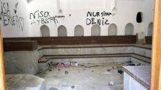 İki kez restore edilen 657 yıllık hamam tahrip edildi