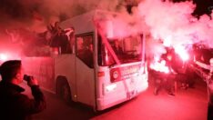 Alanya Belediyespor’a coşkulu karşılama