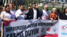 Depremzede asistan hekimler: Nakil istiyoruz