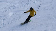 Ilgaz Dağı’nda kayak keyfi devam ediyor