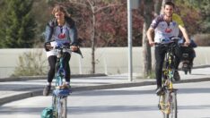 İspanya’dan bisikletle yola çıktılar, Konya’da mola verdiler