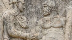 Nemrut Dağı’ndaki tokalaşma steli depremlerde ayakta kaldı