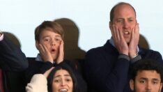 Prens William’ın oğlu Prens George ile maç keyfi