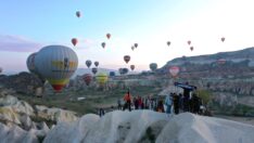 Yerli turistler bayramda Kapadokya’da