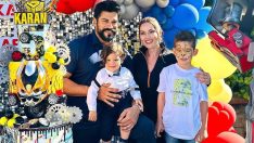 Fahriye Evcen ile Burak Özçivit’in oğlu Karan 5 yaşında