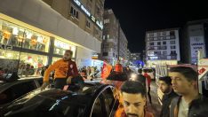 Şanlıurfa’da Galatasaray taraftarları kutlama yaptı