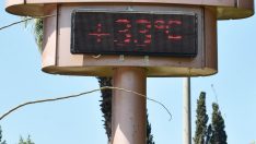 Termometreler 33 dereceyi gördü
