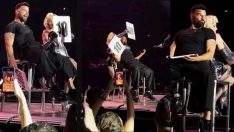 Ünlü şarkıcı sahnede heyecanlandı: Seyirciler kasıklarına takıldı