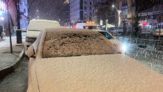 Yüksekova beyaza büründü… Nisan karı hazırlıksız yakaladı