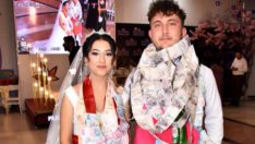 Damada mezar taşı hediye ettiler