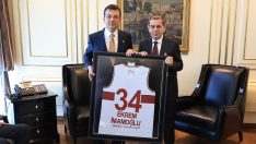 Galatasaray Başkanı Dursun Özbek, İBB Başkanı Ekrem İmamoğlu’nu ziyaret etti
