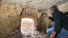 Roma dönemine ait oda mezarı gün yüzüne çıktı