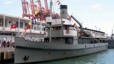 TCG Nusret Müze Gemisi, Mersin’de ziyarete açıldı