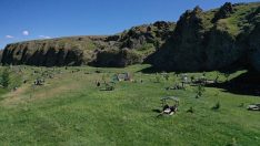 Ağrı’daki Murat Kanyonu doğa tutkunlarını ağırlıyor