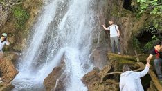 Amanos Dağları’ndaki şelalelere yoğun ilgi