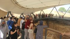 “Tarihin sıfır noktası” en yoğun günlerini yaşıyor! Sıcak havaya rağmen dolup taştı