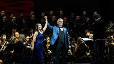 Ünlü İtalyan tenor Andrea Bocelli İstanbul’da müzikseverlerle buluştu