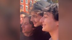 Timothée Chalamet, taklitçilerinin katıldığı yarışmada sürpriz yaptı