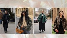 2025 kombinlerinin kurtarıcısı olacak: Deri bomber ceketler!