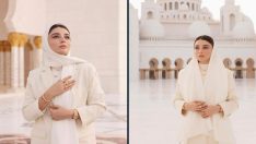 Ayça Ayşin Turan Abu Dhabi sokaklarında başını örttü! Paylaşımına rekor beğeni