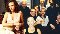 Serenay Sarıkaya lüks evinde Altın Koza jürisini ağırladı