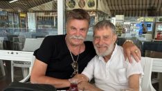 NURİ ALÇO, ERDEK TATİLİNDE AHMET MEKİN’İ ZİYARET ETTİ