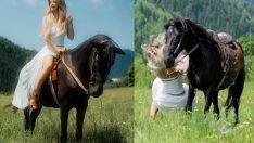 PINAR YILDIZ KLİP ÇEKİMİNDE ATTAN DÜŞTÜ HASTANELİK OLDU