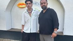 ALPER ERÖZER ALAÇATI TATİLİNDE DİKKAT ÇEKTİ