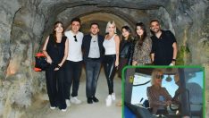 SAHNE ÖNCESİ TRAKTÖRLE HASADA KATILDI