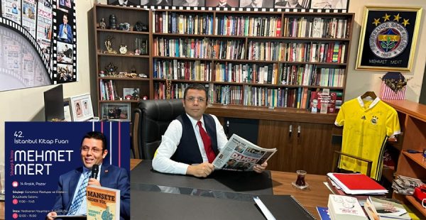 MEHMET MERT TÜYAP’TA OKURLARIYLA BULUŞUYOR