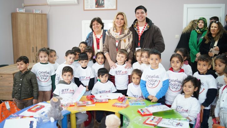 GÜLBEN ERGEN 60. ANAOKULU’NU ADIYAMAN’DA AÇTI