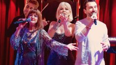 ÖMÜR GEDİK VE GÜLDEN KARABÖCEK SAHNEYİ SALLADI